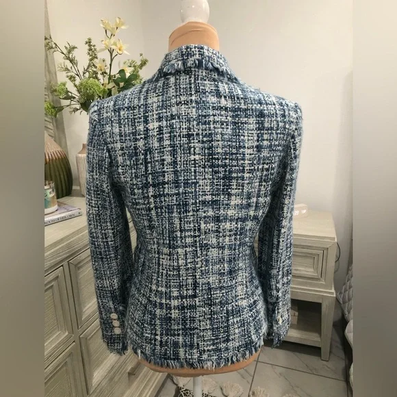 Chadwicks Blue and White Tweed Blazer - Picture 8 of 16